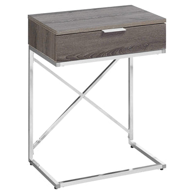 Dark Taupe Accent Table