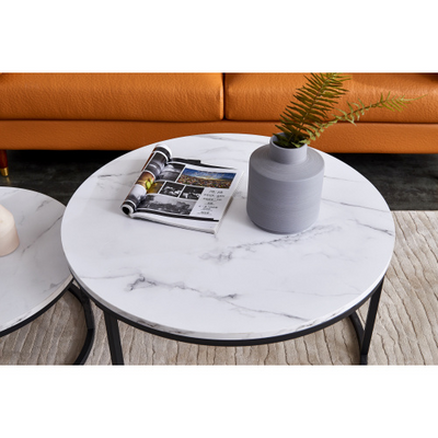 Marble Top Nesting Coffee Tables