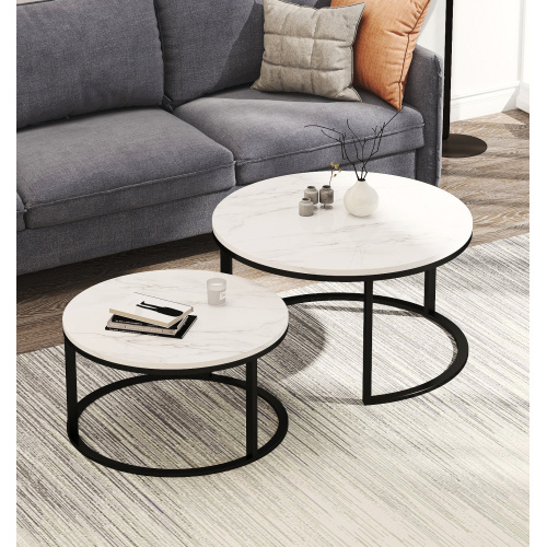 Marble Top Nesting Coffee Tables